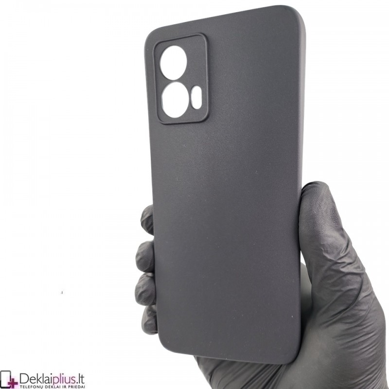 Silikoninis ploniausias dėklas - juodas (Motorola Moto G53) Silikoninis ploniausias dėklas - juodas (Motorola Moto G53)
